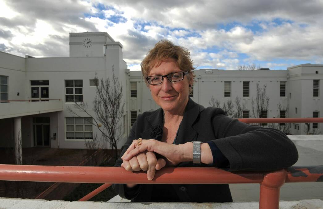 News. The new head of the ANU School of Art, Dr. Denise Ferris. July 23rd 2013 Canberra Times Photograph by Graham Tidy. Photo: Graham Tidy