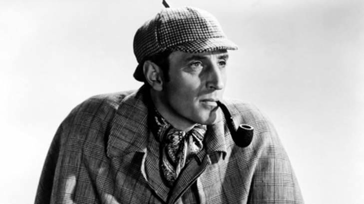 Basil Rathbone as Sherlock Holmes. Photo: Supplied