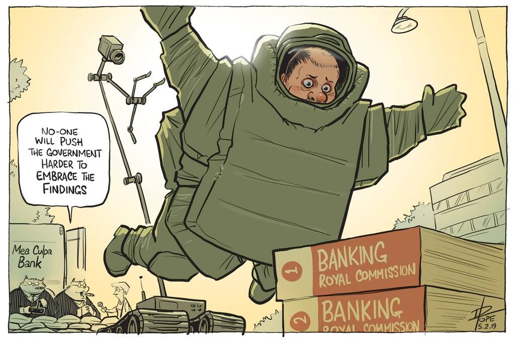 The Canberra Times' editorial cartoon for Tuesday, February 5, 2019. Photo: David Pope