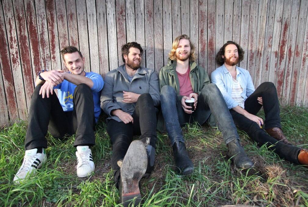 Canberra-based indie quartet Wallflower. Photo: Supplied
