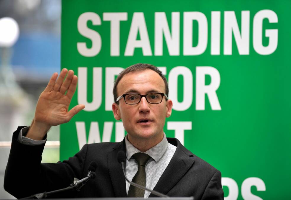 Greens deputy leader Adam Bandt voted against excluding Senator Rhiannon from party room decisions: "I genuinely believe excluding people is not the right thing to do." Photo: Michael Clayton-Jones