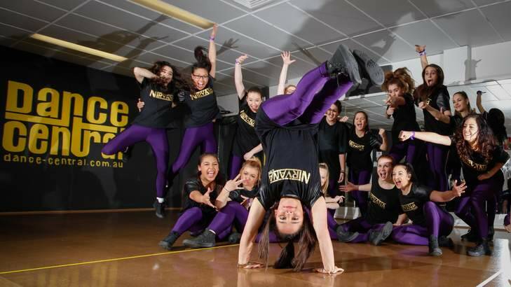 A group of female dancers from Canberra have been selected to compete in the world hip hop dancing championships in Las Vegas. Photo: Katheirne Griffiths