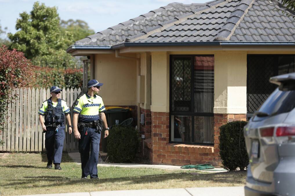 ACT Policing searching for missing 11-year-old Dylan in Amaroo. Photo: Jeffrey Chan