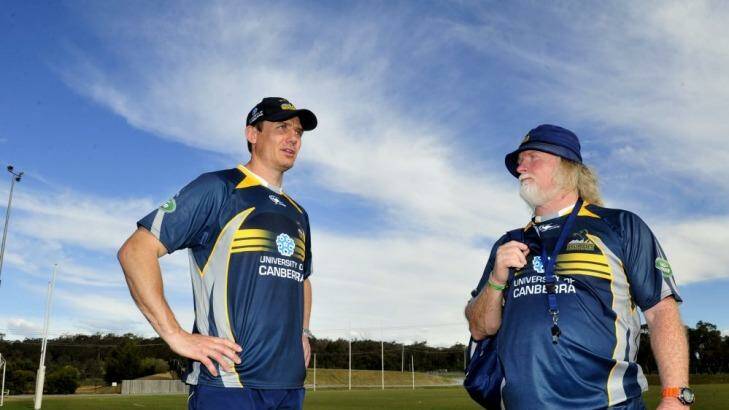 Stephen Larkham signed a three-year deal on Sunday which will see him take charge of the Brumbies under a traditional coaching model when director of rugby Laurie Fisher departs to Europe at the end of the Super Rugby season. Photo: Melissa Adams