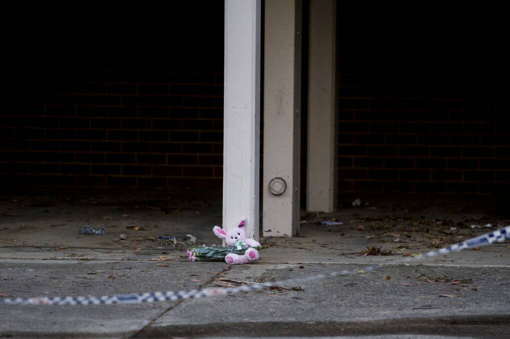 A unit fire killed a one year old girl in Mowatt Street, Queanbeyan on Monday afternoon. Photo: Jay Cronan