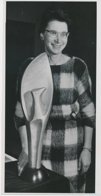 Inge King in 1961. Photo: Fairfax Photographic