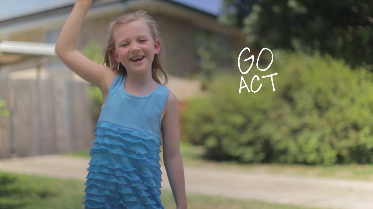 An image from the new "Go ACT" television advertising campaign Photo: Supplied