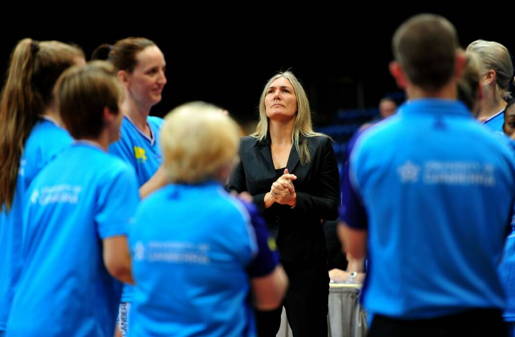 The Canberra Capitals have started a review into its operations on and off the court. Photo: Melissa Adams