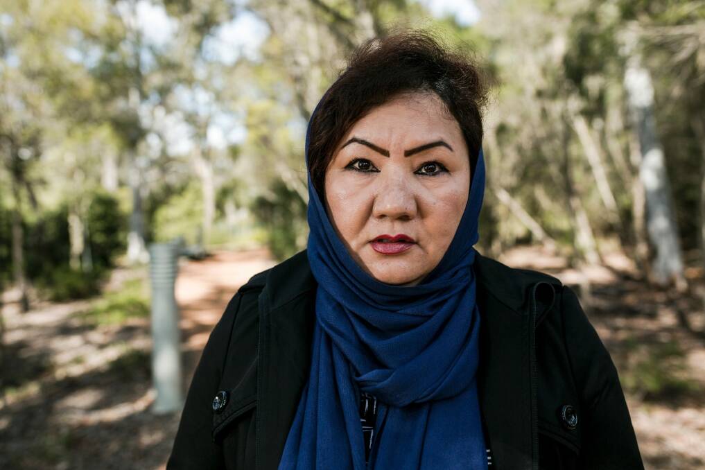Afghanistan woman Nargis Suraiya Sultani has written a letter to the Prime Minister in the hope to gain her Australian citizenship and bring her children to Australia. Photo: Jamila Toderas