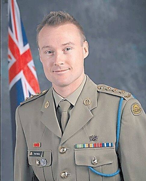 Memorials: Canberra man Captain Paul McKay, 31, died near the summit of a mountain in New York state.