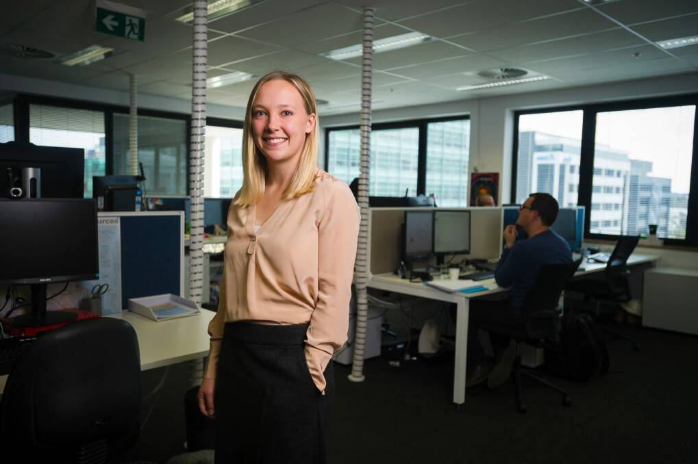 Engineering student Emily Campbell has welcomed a push to attract more women into the historically male-dominated profession. Photo: Dion Georgopoulos