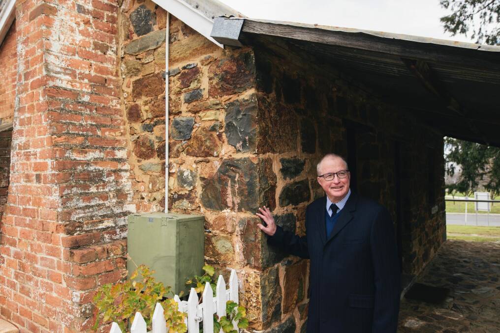 National Capital Authority boss Malcolm Snow at Blundells Cottage.  Photo: Rohan Thomson