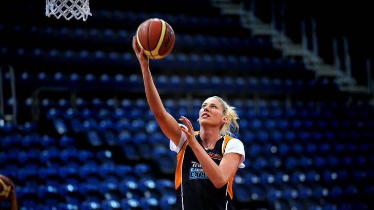 Lauren Jackson will return to the Canberra Capitals on Tuesday. Photo: Marina Neil