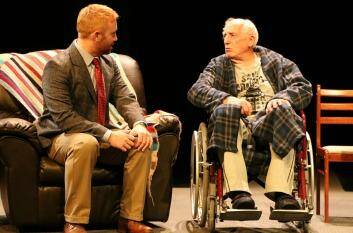 Dave Evans, left and Graham Robertson in "Tuesdays With Morrie". Photo: Photo Andrew Sadow