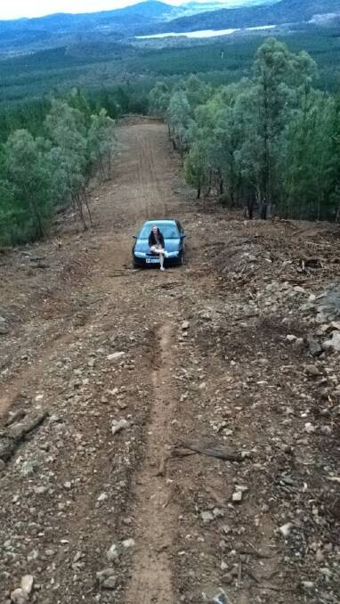 Four teenagers were rescued from dense bushland south-west of Canberra on Sunday night.  Photo: Supplied