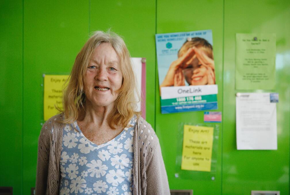 The other side of Canberra's housing boom: Maree is one of about 100 regulars at Uniting's early morning centre in Civic, which supports people who are homeless or at risk of homelessness. Photo: Sitthixay Ditthavong