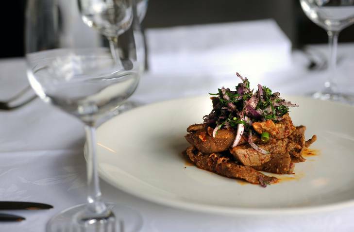 Ottoman Cuisine in Barton, features a lamb liver entree as one of its specials. Photo: Richard Briggs