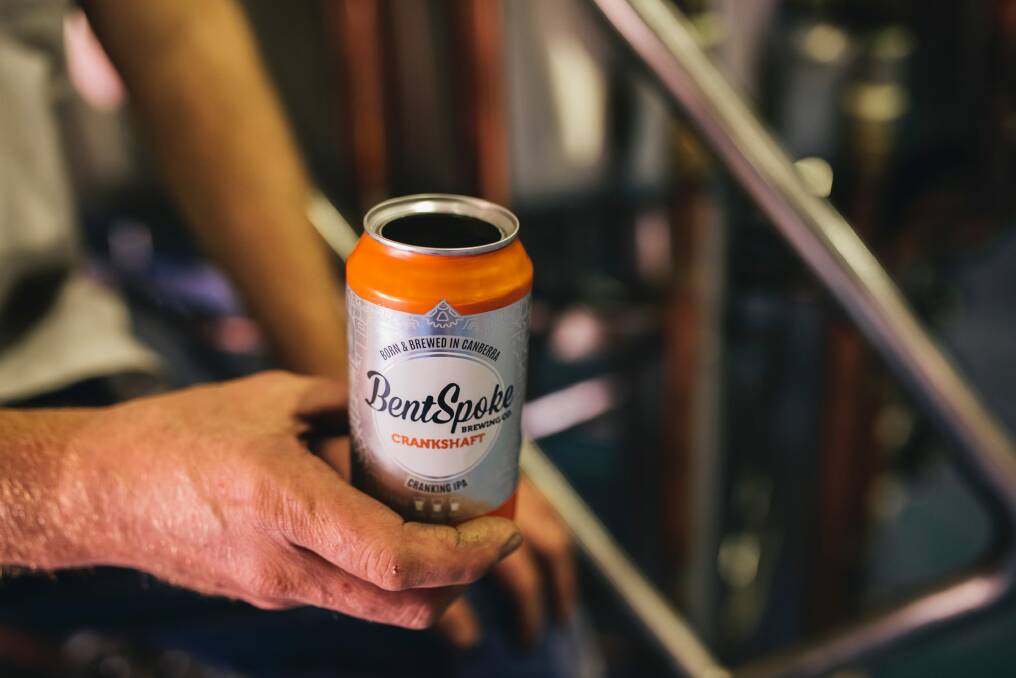 The Crankshaft and Barley Griffin beers are now available in cans. Photo: Rohan Thomson