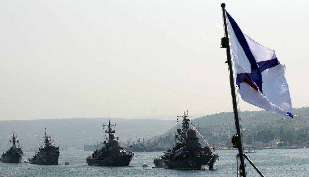 On the move: Russian Black Sea Navy ships. Photo: Vasiliy  Batanov