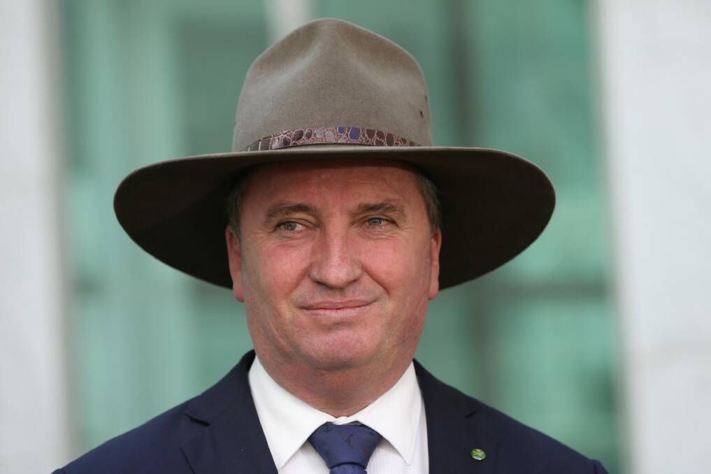 "I make no apology for making sure that those who didn't need it, who got it, pay the money back": Deputy Prime Minister Barnaby Joyce. Photo: Andrew Meares