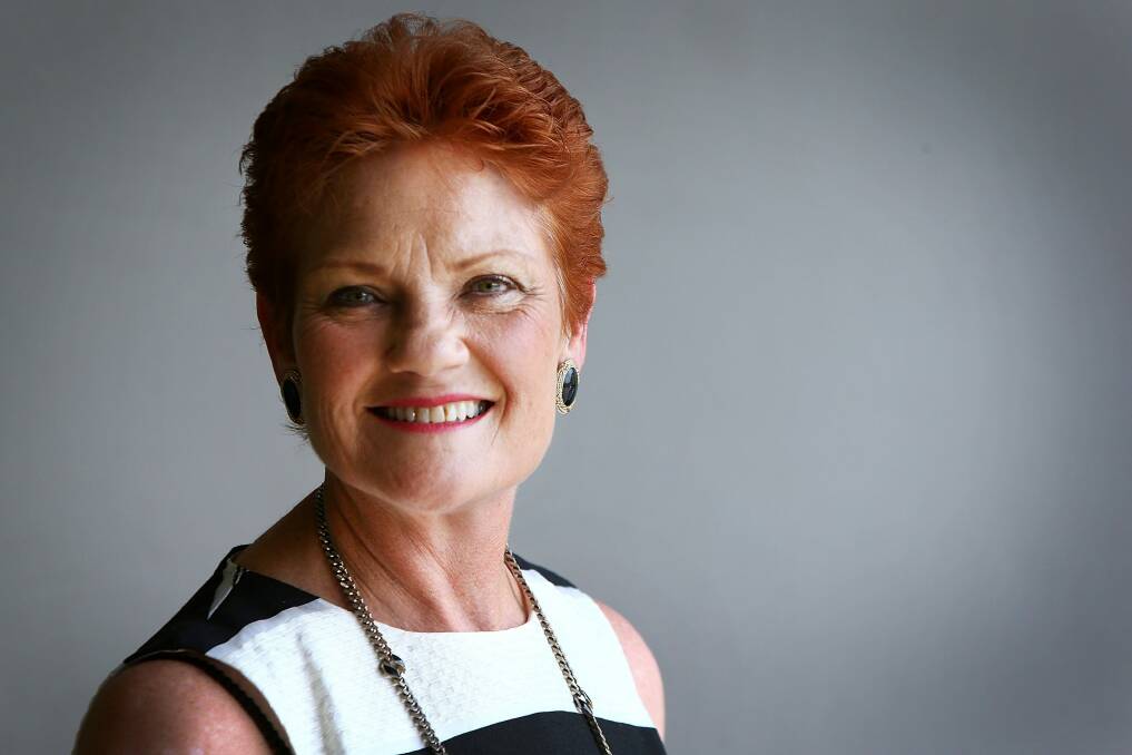 No problem with Putin: One Nation leader Pauline Hanson. Photo: Lisa Maree Williams