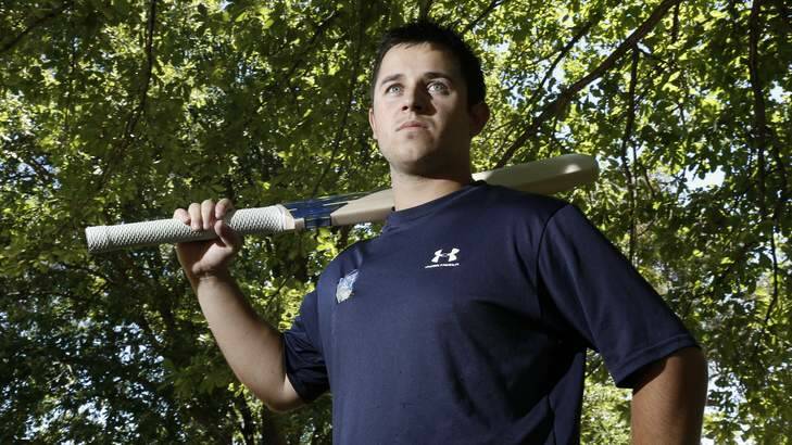 Canberra batsman Chris Russo is looking forward to another shot at the Australian Country Cricket Championships. Photo: Jeffrey Chan