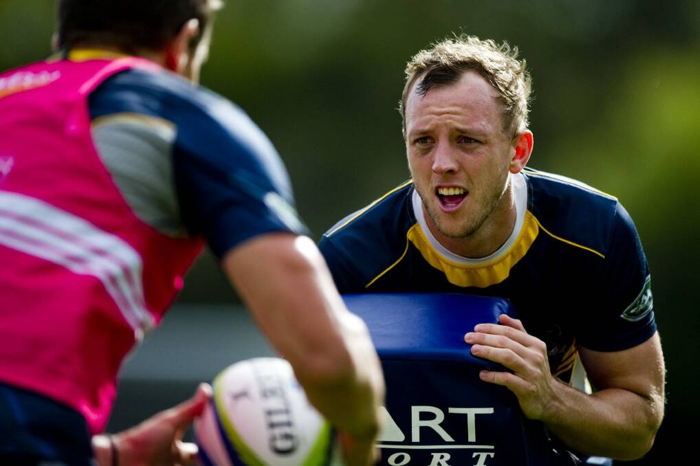 Brumbies fullback Jesse Mogg will make his comeback from a shoulder injury on Friday. Photo: Jay Cronan