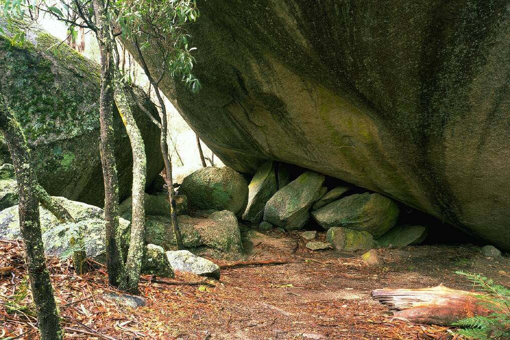 Hanging Rock at Tidbinbilla. Photo: Supplied