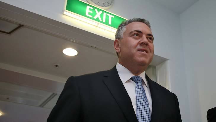 Treasurer Joe Hockey has warned Labor risks Australia's prosperity if it opposes the Coalition's budget measures. Photo: Alex Ellinghausen