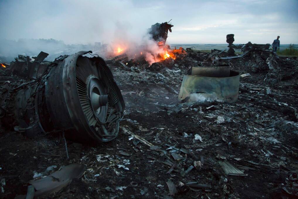 Nearly 40 Australians died when MH17 was shot out of the sky in 2014. Photo: AP