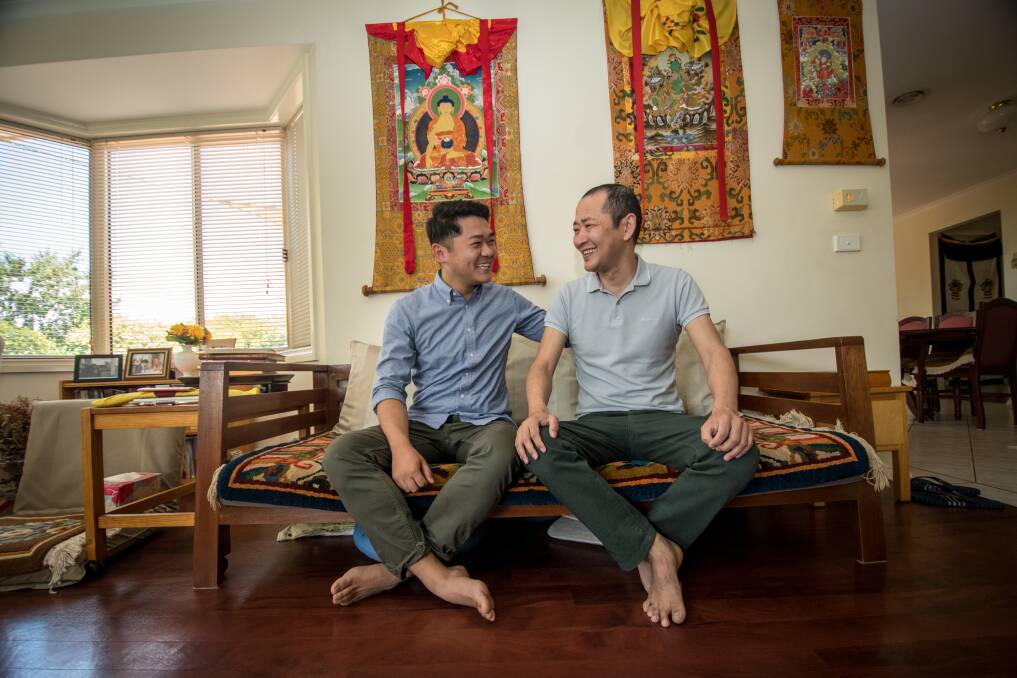 Shenphen Ringpapontsang and Kalsang Damdul, founders of a home care service in Canberra run entirely by Tibetan refugees. Photo: Karleen Minney