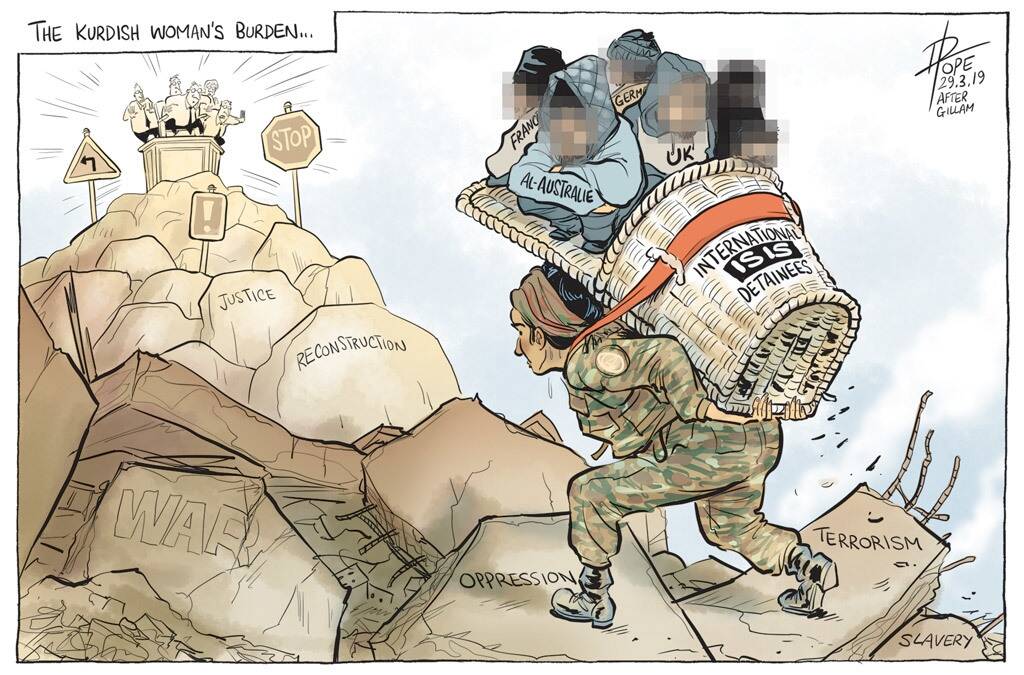 The Canberra Times editorial cartoon for Friday, March 29, 2019. Photo: David Pope