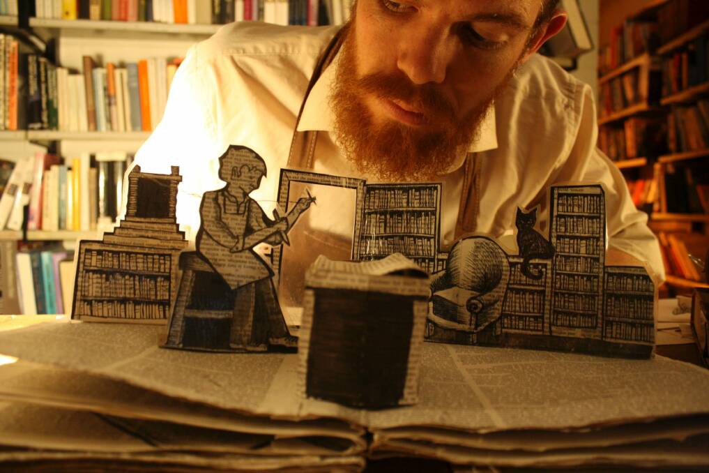  Inspired by the haunting works of Neil Gaiman and Joy Cowley, The Bookbinder is on at Gorman Arts Centre. Photo: Supplied