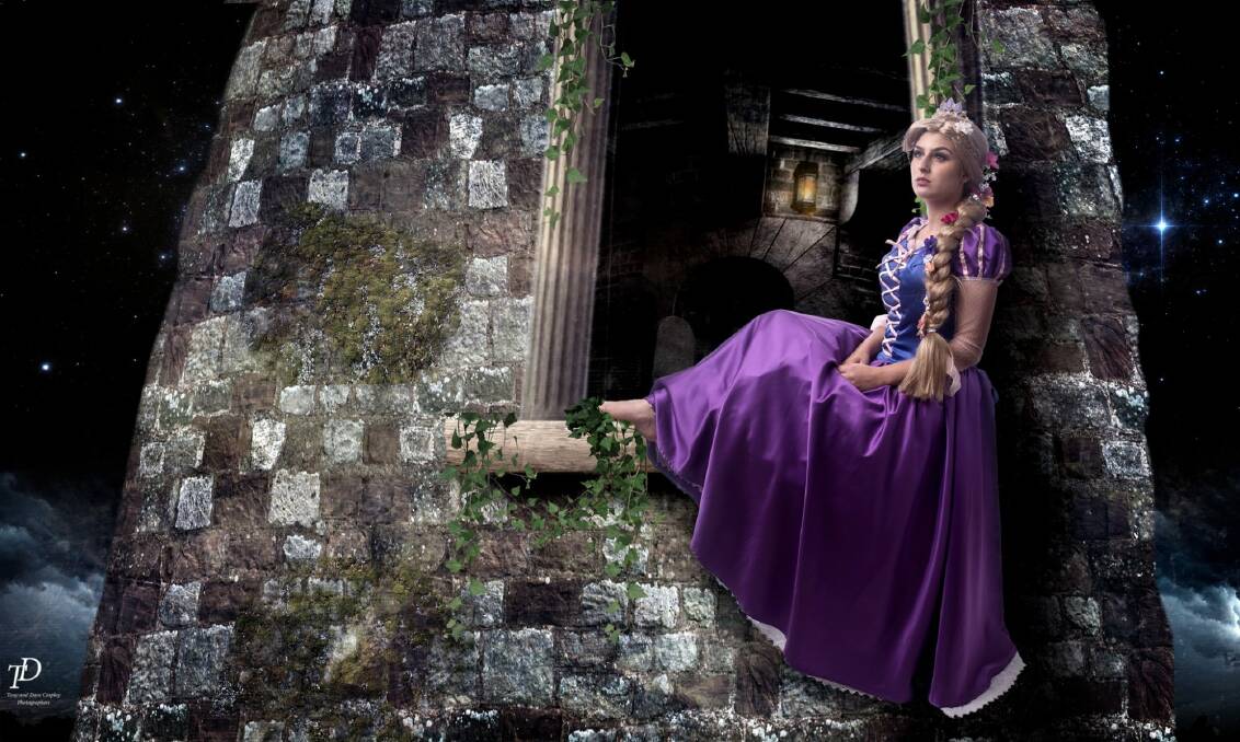 Rapunzel from 'Tangled' will help spread some magic. Photo: Tony & Dave Cosplay Photography