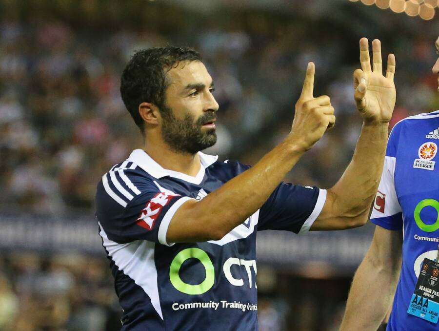 Raised in France, Ben Khalfallah knew little about Australian soccer before he was recruited to Melbourne Victory.  Photo: Getty Images