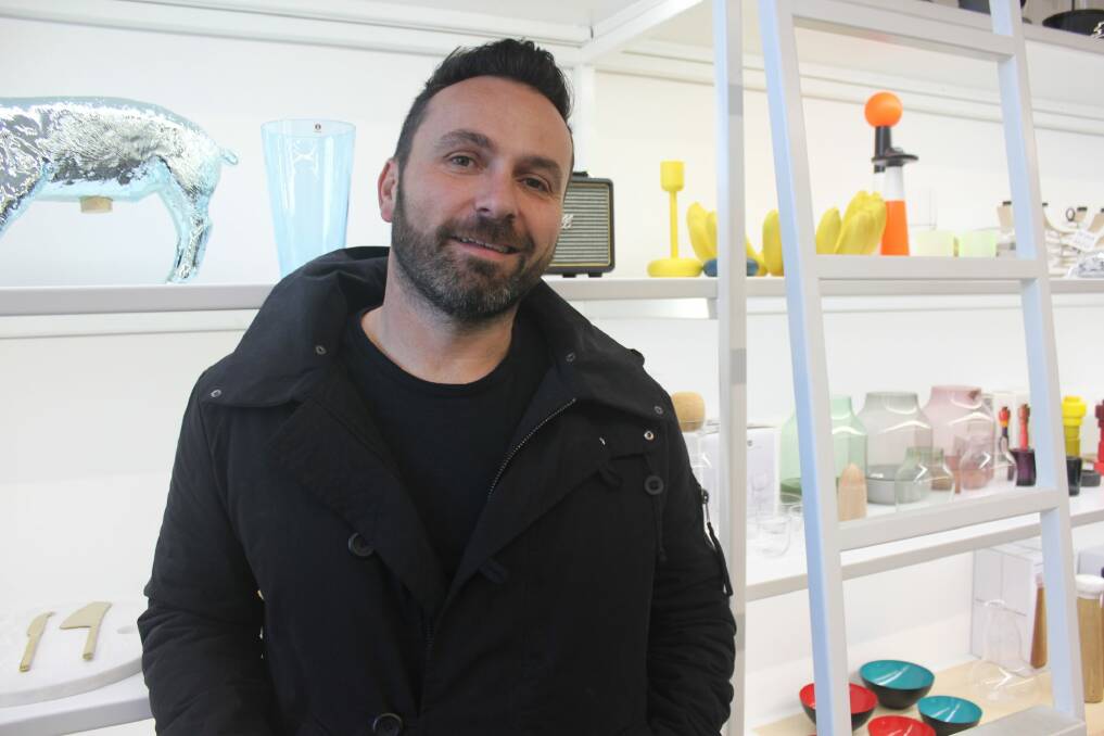 Nik Bulum in his Braddon store Unit Concepts, which is closing in September. Photo: Jil Hogan
