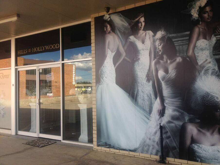 Closed: Canberra's Hills in Hollywood bridal store.