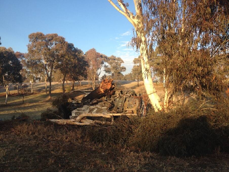 The fatality was the sixth on ACT roads this year. There were no passengers. Photo: Emma Kelly