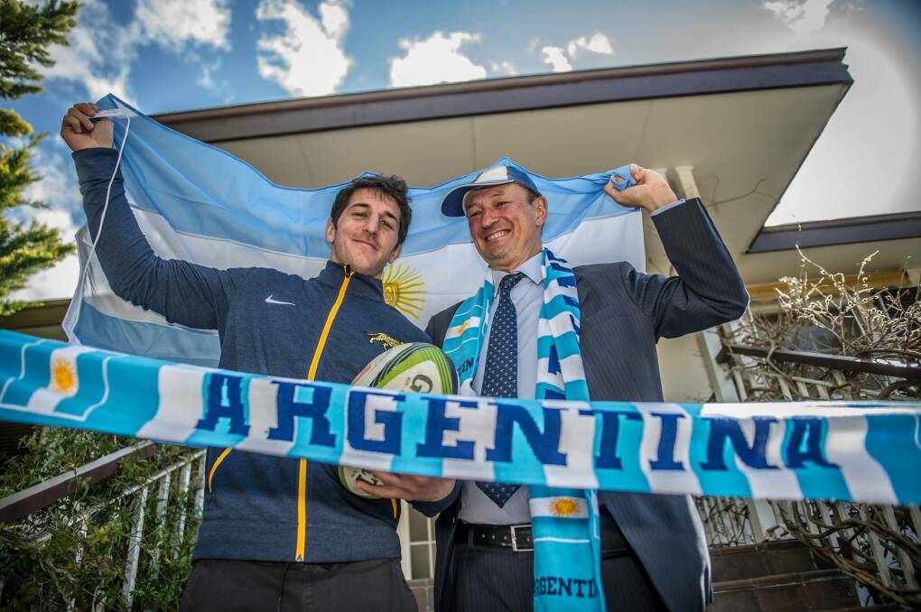 Tomas Cubelli found a home away from home at the Argentina embassy in Canberra. Photo: Karleen Minney