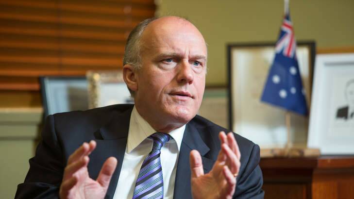 Employment Minister Eric Abetz will oversee this year's public service wage negotiations. Photo: Peter Mathew