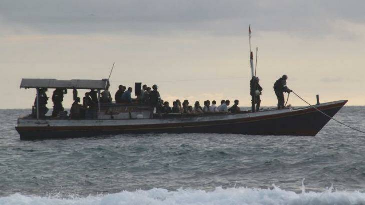 An asylum seeker boat, in a file photo.