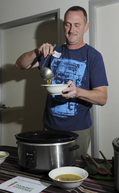 Gourmet gardener and slow food advocate Gavin Williams held a workshop at the Jindii Eco Spa.