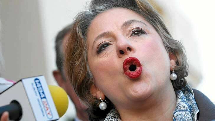 Liberal candidate Sophie Mirabella: The answer is in the post. Photo: Ben Eyles / Border Mail