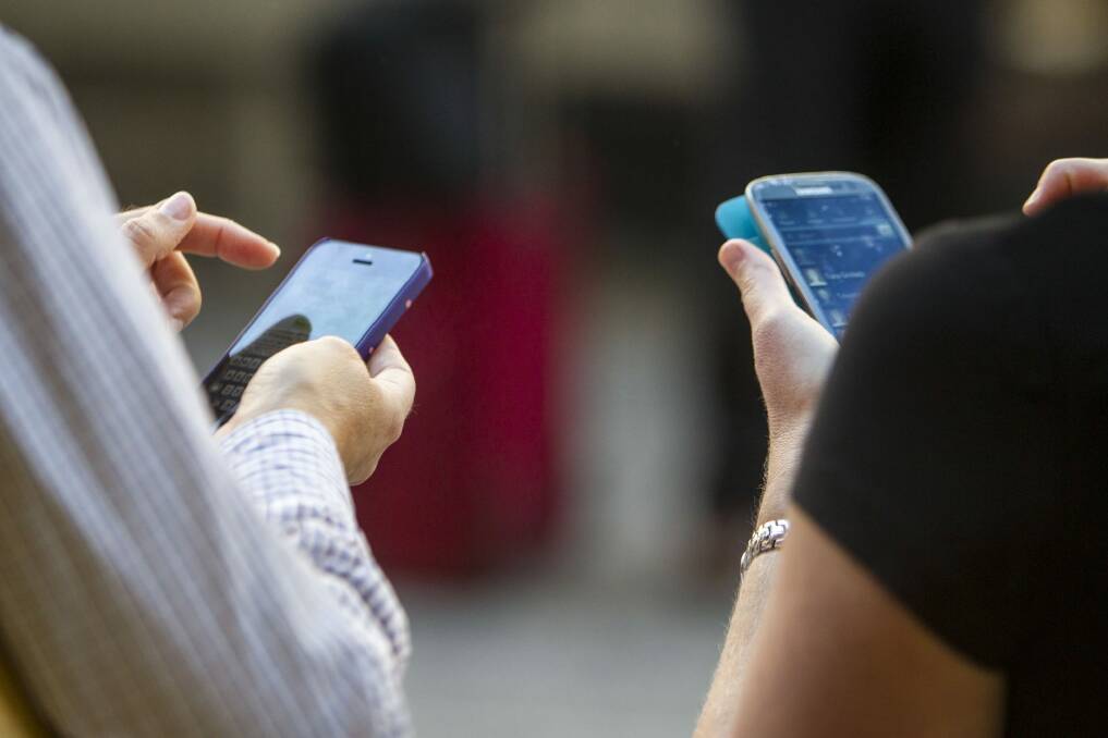 Mobile phone usage has helped achieve record audience numbers for The Canberra Times. Photo: Glenn Hunt