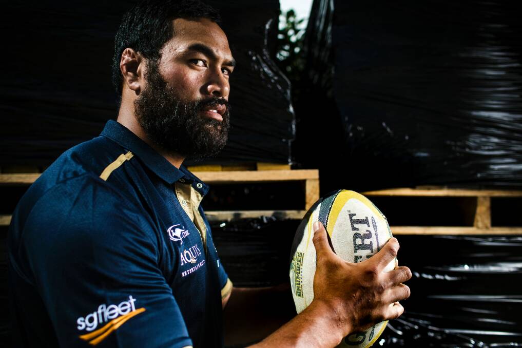 Bruce Kaino has come to Canberra to reignite his Super Rugby dream. Photo: Sitthixay Ditthavong
