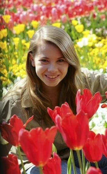 Famous face: Personalities such as Floriade ambassador Bindi Irwin are credited with boosting the popularity of the event. Photo: Graham Tidy