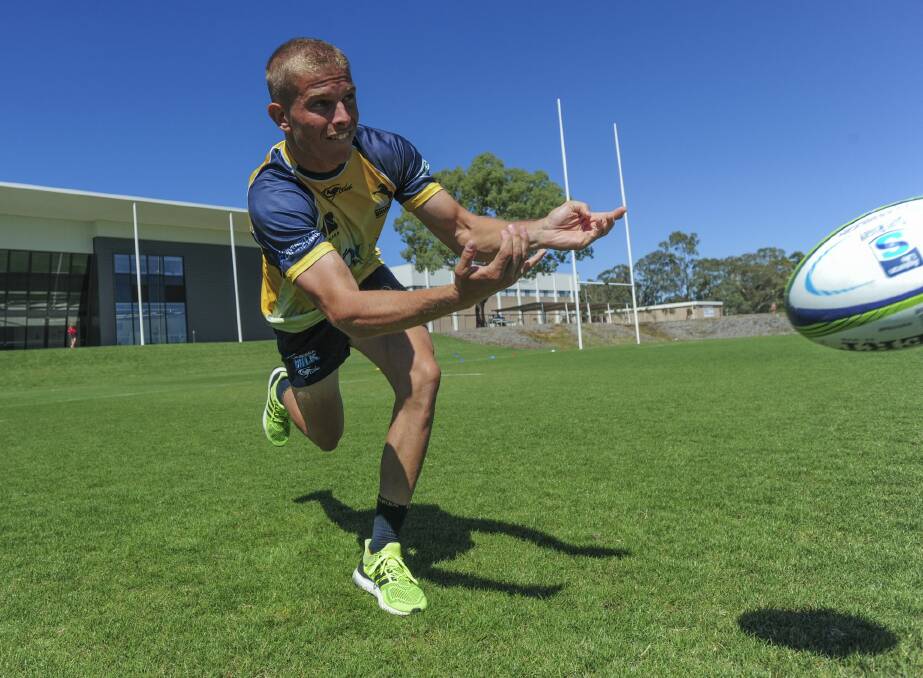 Brumbies scrumhalf Michael Dowsett wants to shed the 'understudy' tag this season. Photo: Graham Tidy