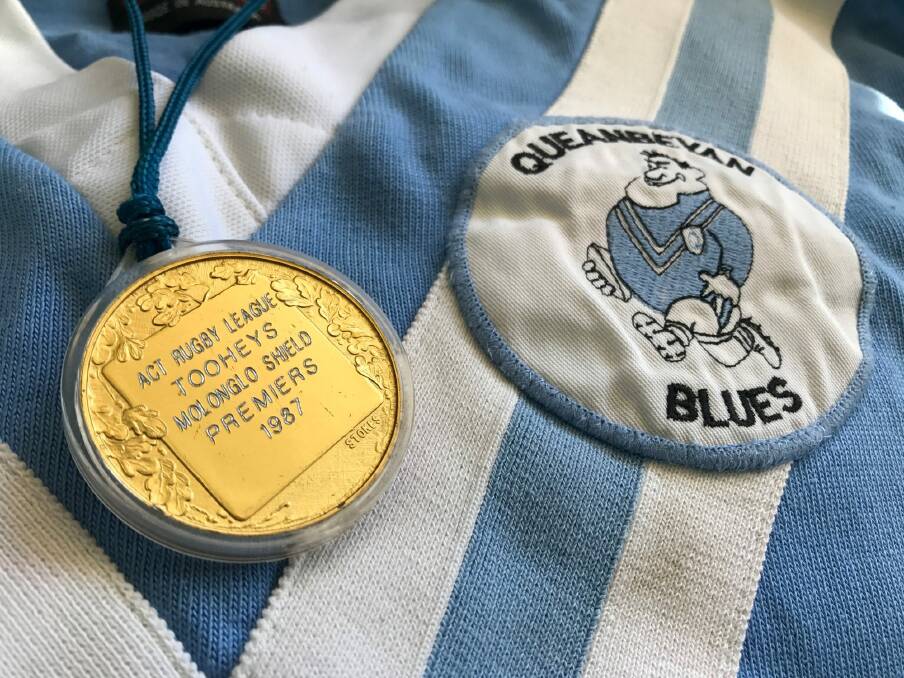 The Queanbeyan Blues will celebrate 30 years since winning the Molonglo Shield at the Canberra Raiders Cup grand final. Photo: Caden Helmers