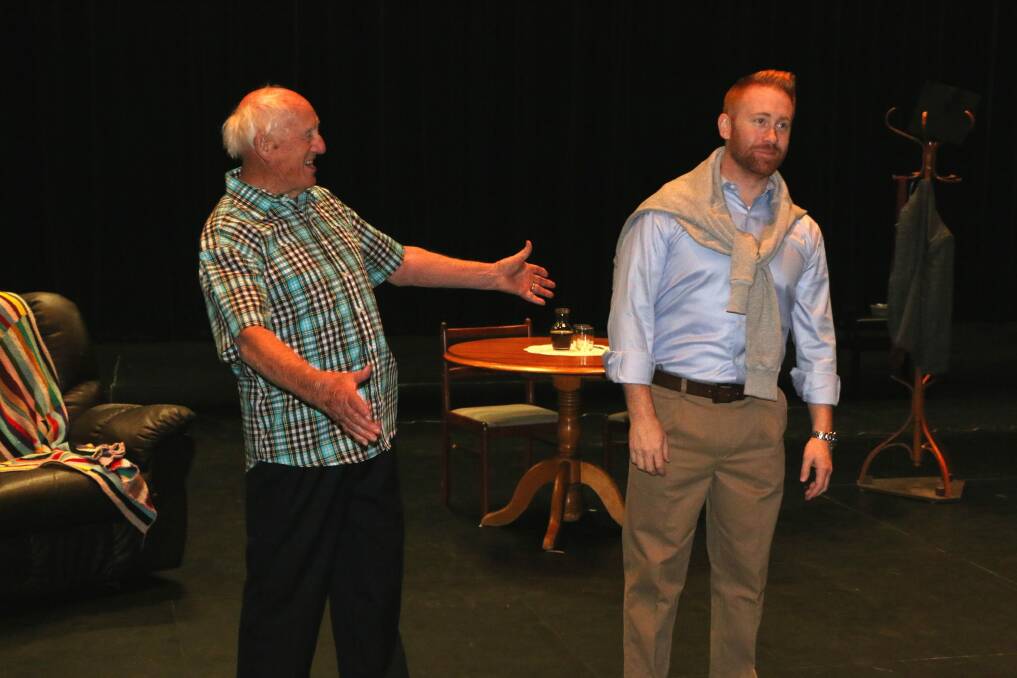 "Tuesdays with Morrie": Graham Robertson, left, and Dave Evans.  Photo: Andrew Sadow
