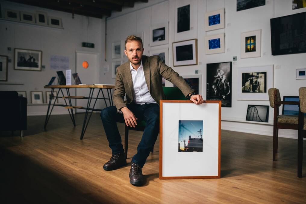 Photographer Sean Davey at The Photography Room which showcases the work from a collective of local and international photographers. Photo by Rohan Thomson Photo: Rohan Thomson